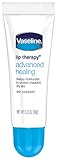 Vaseline Lip Therapy Tube, Advanced Healing 0.35 Ounce (Pack of 12)