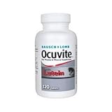 Bausch & Lomb, Ocuvite with Lutein, Antioxidant Vitamin and Mineral Supplement, Twin Pack: Two 120 Tablet Bottles