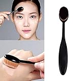 Kwok Pro Cosmetic Makeup Face Powder Blusher Toothbrush Curve Foundation Brush