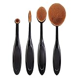 4Pcs/Set Toothbrush Shape Eyebrow Makeup Foundation Brush Powder Brush Kits