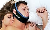 SnoreXTM Anti Snore Sleep Chin Strap - Your #1 Snore Relief Guard - Jaw Srap Snore Solutions Device - The Sleep Aid That Is Rated Most Comfortable And Easy To Wear