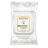 Burt's Bees  Sensitive Facial Cleansing Towelettes with Cotton Extract, 30 Count