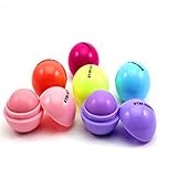 6 Colors Round Ball Smooth Lip Balm Fruit Flavor Lip Care Natural Lip Balm Makeup Set