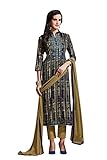 Indian Fashion Cotton & Satin Fabric with Lace Work Astounding Unstitched Salwar