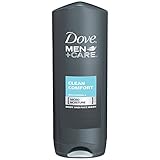 Dove Men+Care Body and Face Wash, Clean Comfort 18 oz, Pack of 3