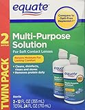 Equate - Multi-Purpose Contact Lenses Solution - 2-Pack 12 oz Each