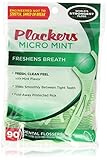 Plackers Micro Mint Flossers 90 Count- (Pack of 6)